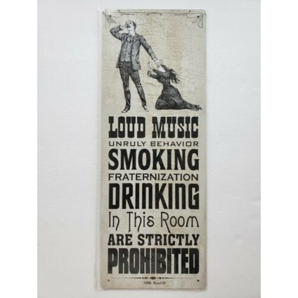 Rules: Loud Music‎ Ohio Wholesale Inc.16 x 6 Rustic Retro Metal Signs 27413